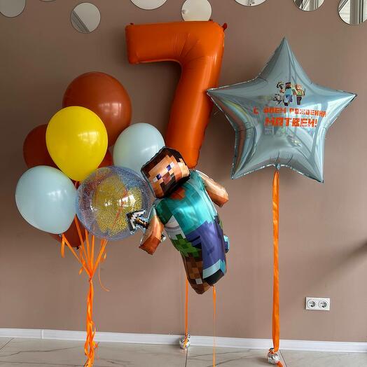 Композиция «Яркий майнкрафт»