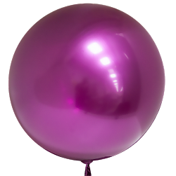 Шар Сфера 3D, Deco Bubble, Фуше, Хром.