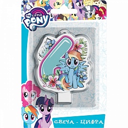 Свеча цифра 6 My Little Pony