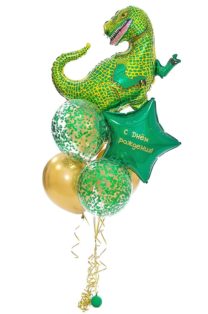 Шары с динозаврами на День Рождение мальчику