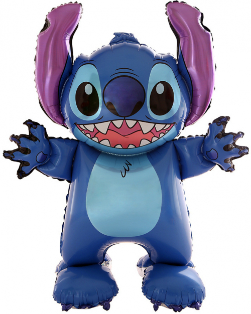 Шар 3D Фигура на подставке, Любимый монстрик Стич обнимашки