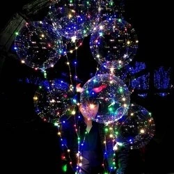 Светящиеся шары Bubble со светодиодной лентой